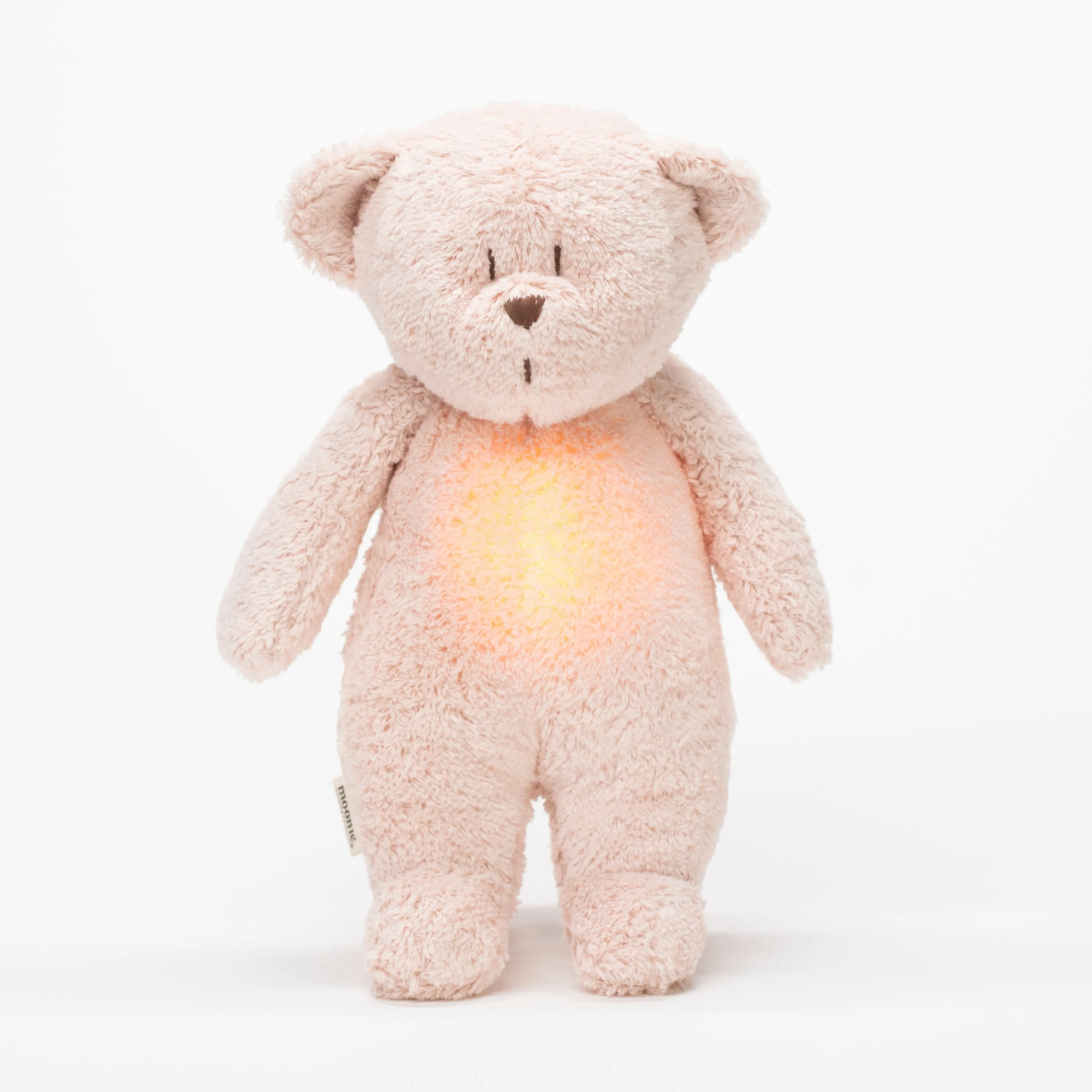 MOONIE ORGANIC HUMMING BEAR WITH LAMP ROSE