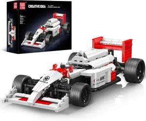 Mould King 10132 Sports Car Building Block Kits, MOC Formula Racing Car Supercar Model Building Sets, Gift for Kids Age 8 /Adult Collections Enthusiasts (1524  Pieces)