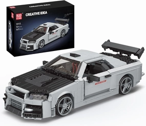 Mould King MOC Race Car Building Blocks Kit, 1:12 Scale Super Sports Car Model Set to Build, Collectible Set for Adults, Construction Toys Gifts for Kids Children Boys Girl (1471 Pcs)
