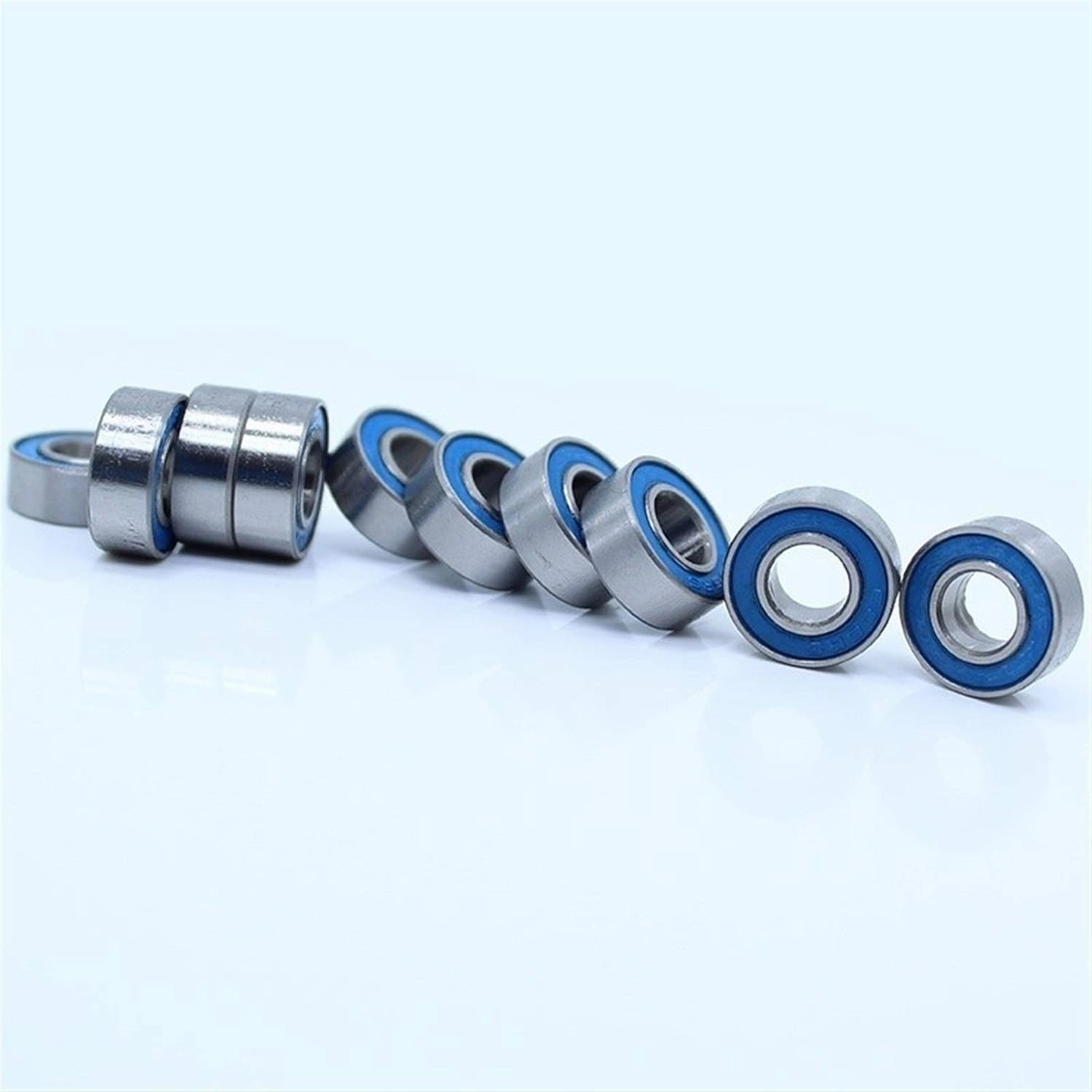 MR125rs MR106rs MR126rs 686rs 696rs Ball Bearing ABEC-3 RC Car Trucks Racing Hobby Ball Bearings for 1/10 1/8 10PCS(Orange Sealed,696RS-10PCS)