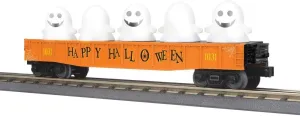 MTH RAILKING Halloween Gondola CAR with Flickering Lighted Ghosts 30-72227