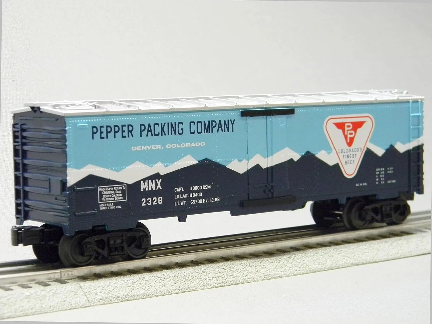 MTH RAILKING Pepper Packing Modern Reefer CAR #2328 O Gauge