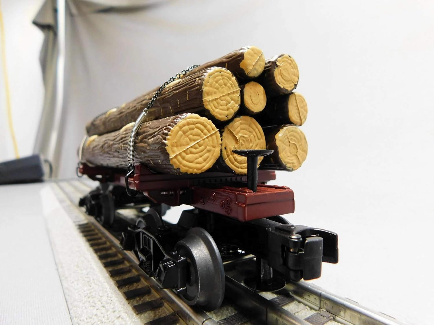 MTH Premier Norfolk Western Skeleton FLATCAR W/LOGS (12)
