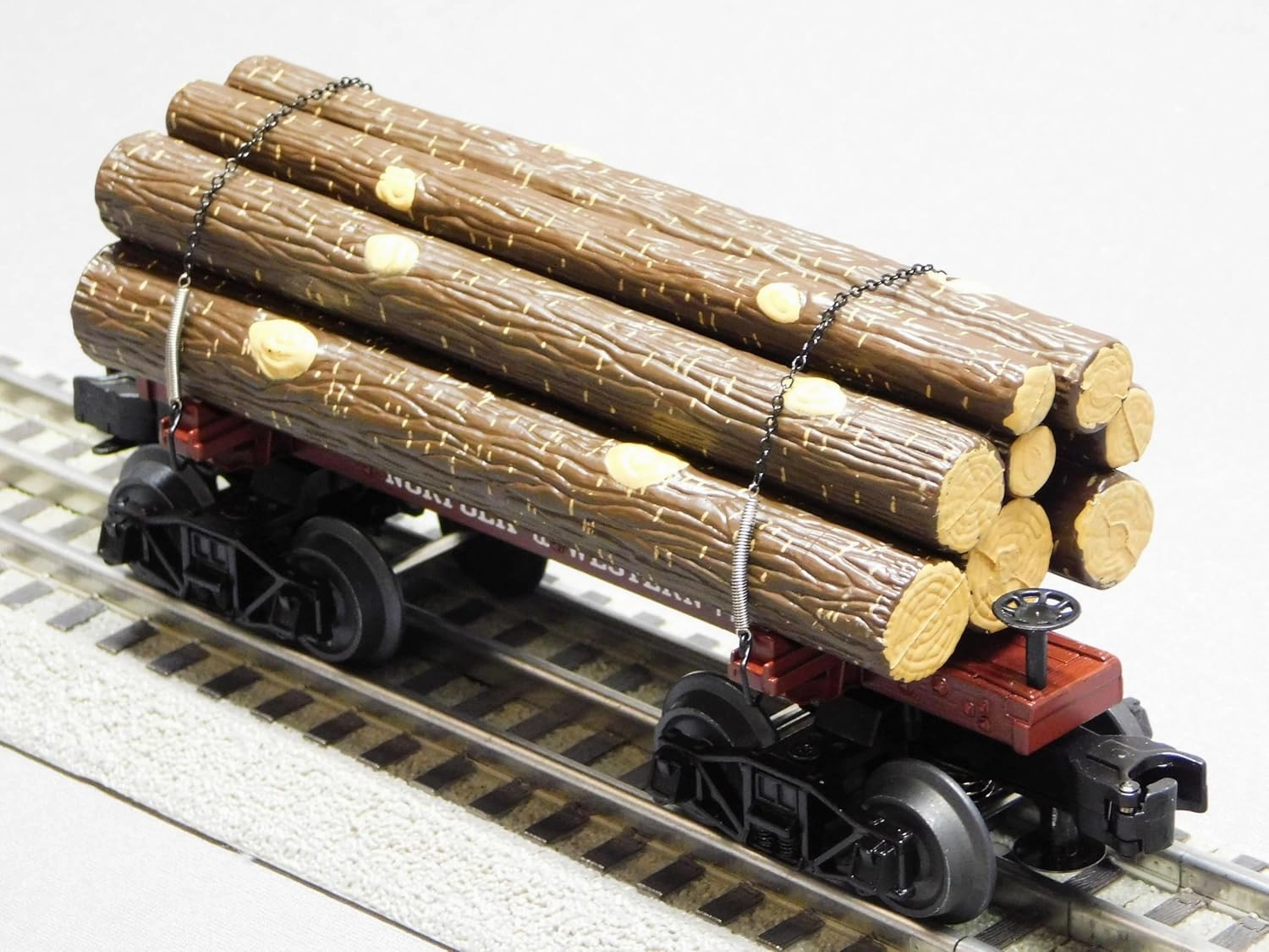 MTH Premier Norfolk Western Skeleton FLATCAR W/LOGS (12)