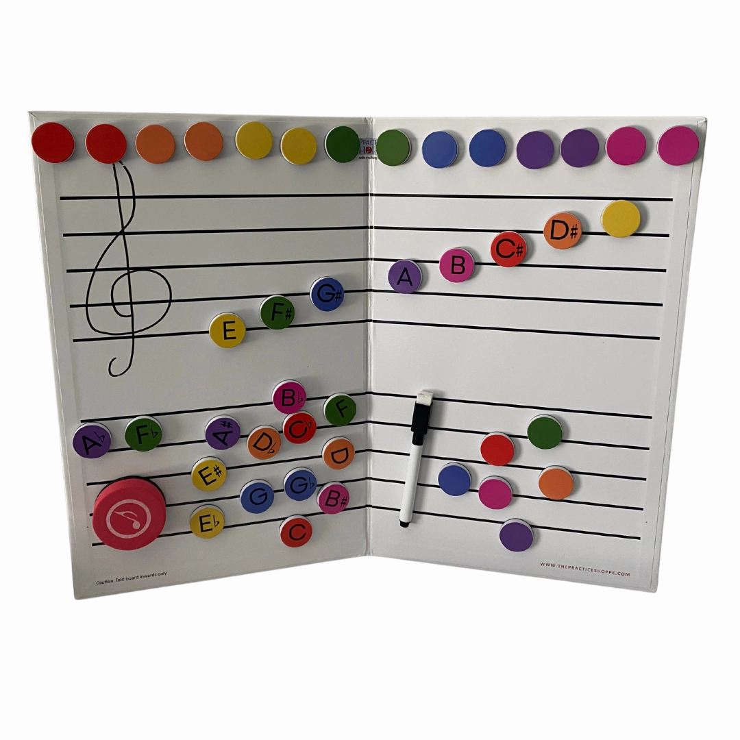 Musical Alphabet Magnets - Rainbow