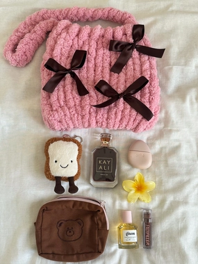 Neopolitan icecream teddy bag 🧁🍧🤎