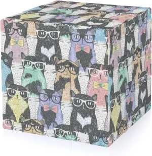 Nerdy Cats Funny 3x3x3 Cube Smooth Lightweight Puzzle for Adult Graphic Printing Travel