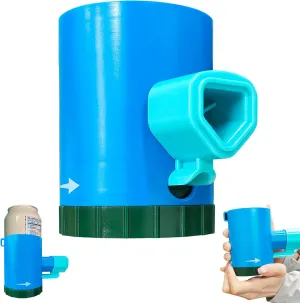 New Shotgun Roulette Drinking Game with Surprise Spray Action Wild Drinking Game Beer Spray Can Holder, Party Game, Blue and Green