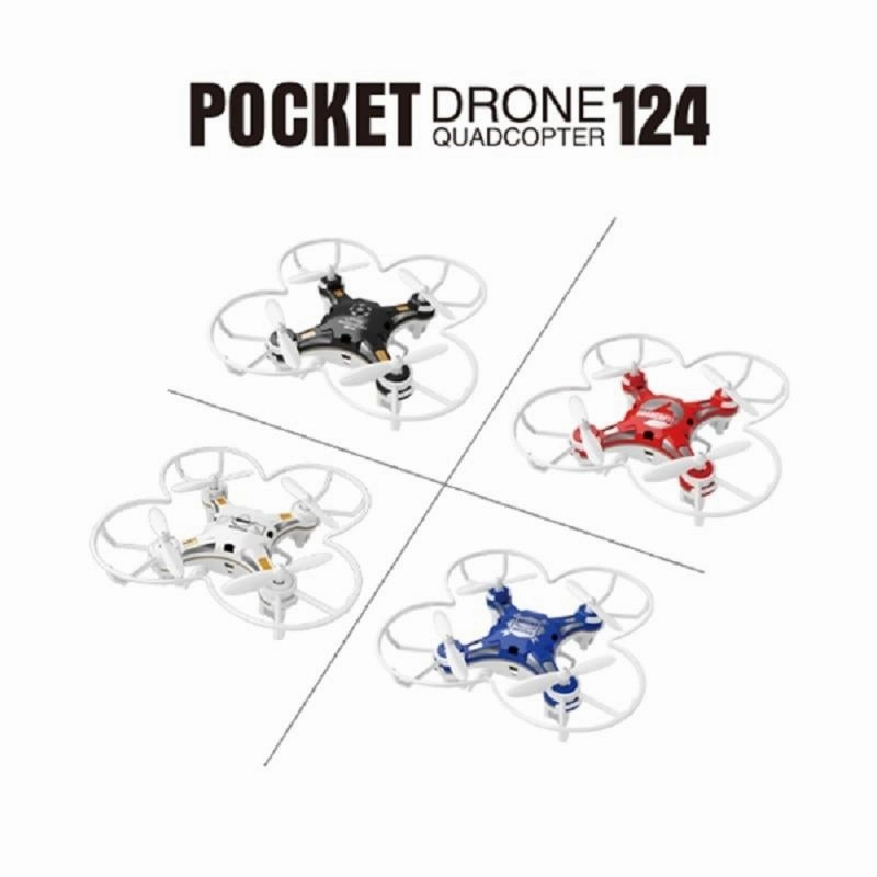 New Hot Sale FQ777-124 Pocket Drone 4CH 6Axis Gyro Quadcopter With Switchable Controller RTF Remote Control Helicopter Toys