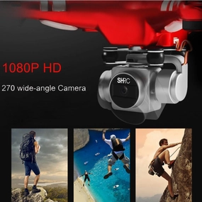 Newest Upgraded RC Quadcopter 5MP Wide Angle Lens 270 Degree Rotating HD Camera Drone WiFi FPV High configuration