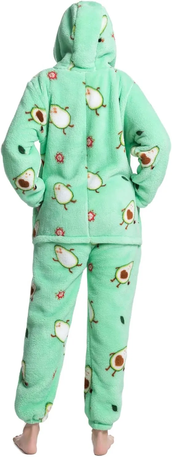 Nousion Licorne Unisex Adult Onesies Pajamas, Cosplay Christmas Sleepwear Onesies Outfit