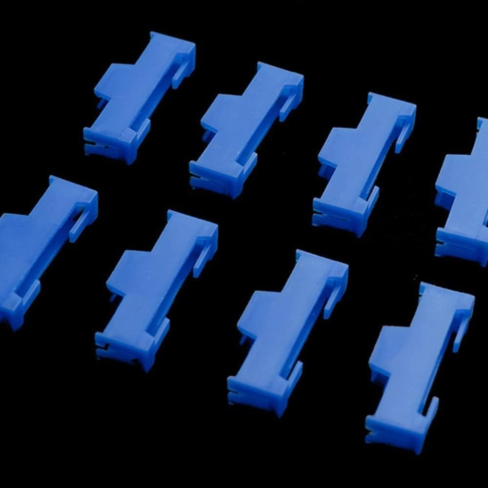 OEM RC Helicopter Accessories Fit For DIY RC Airplane Parts 50pcs/lot Fit For Servo Extension Buckle Clip Plastic Fit For Servos Cord Fastener Jointer Plugs Fixing Holder Fit For DIY RC Airplane Parts