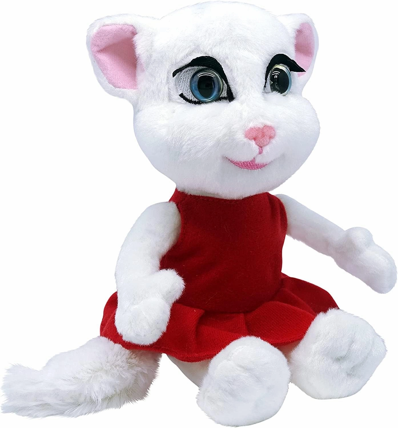 Official Talking Tom & Friends 10 Inch Angela Plush Toy with Interactive Talkback & App Sounds Features | an Original, Fun & Educational Cuddle Toy for Baby & Kids…