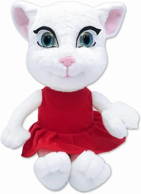 Official Talking Tom & Friends 10 Inch Angela Plush Toy with Interactive Talkback & App Sounds Features | an Original, Fun & Educational Cuddle Toy for Baby & Kids…