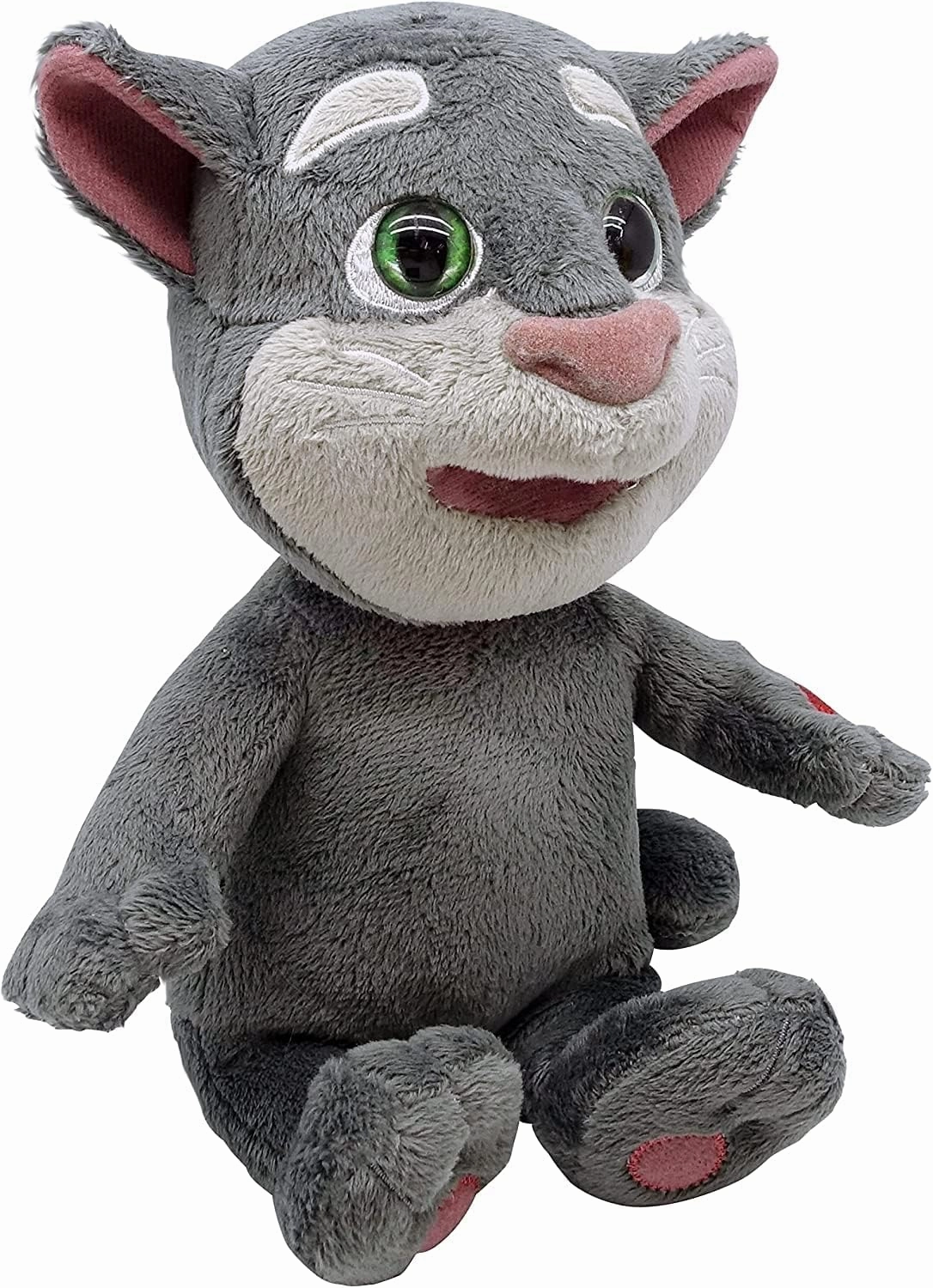 Official Talking Tom & Friends 10 Inch Tom Plush Toy with Interactive Talkback & App Sounds Features | an Original, Fun & Educational Cuddle Toy for Baby & Kids