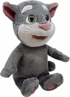 Official Talking Tom & Friends 10 Inch Tom Plush Toy with Interactive Talkback & App Sounds Features | an Original, Fun & Educational Cuddle Toy for Baby & Kids