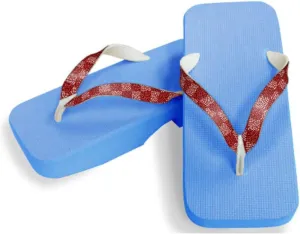 [One Step] [Hajime] Geta Geta Clogs, Soft and Water Resistant, Made of Sponge, 11.2 inches (28.5 cm), SB, Checkered Shark Komon x Engine, 28.5, Strawberry Shark x Engine, 28.5 cm