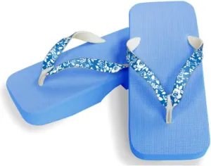 [One Step] [Hajime] Geta Geta Clogs, Soft and Water Resistant, Made of Sponge, 11.2 inches (28.5 cm), SB/Rose x Blue, Rose x Blue (Rose x Blue/28.5), Rose × Blue, 28.5 cm