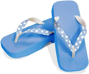 [One Step] [Hajime] Geta Geta Clogs, Soft and Water Resistant, Made of Sponge, 9.4 inches (24 cm), SB/Dot x SK Blue, Dot x SK Blue (Dot x SK Blue/24), Dot × SK blue, 24.0 cm