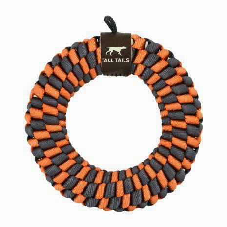Orange Braided Ring Toy, by TALL TAILS®