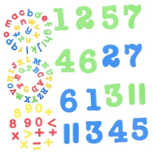 Ornamental Fridge 84pcs Alphabet Letters Numbers Multi-Functional Learning