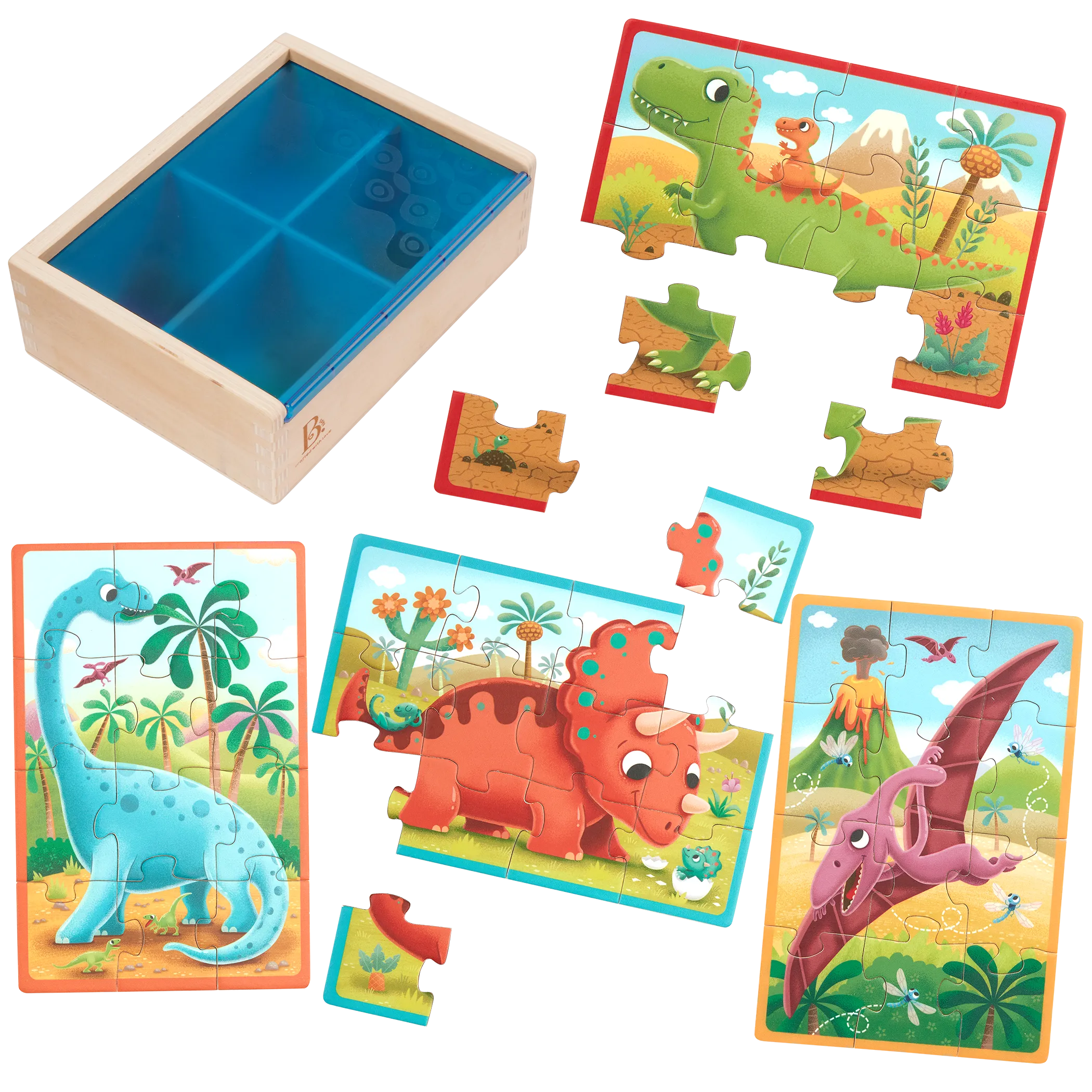 Pack o' Puzzles - Dinosaurs