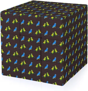 Parrots Birds Funny 3x3x3 Cube Smooth Lightweight Puzzle for Adult Graphic Printing Travel