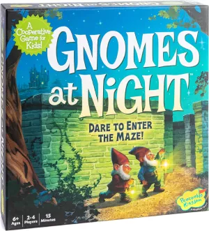 Peaceable Kingdom Gnomes at Night A Cooperative Maze Game for 2 to 4 Kids Ages 6 