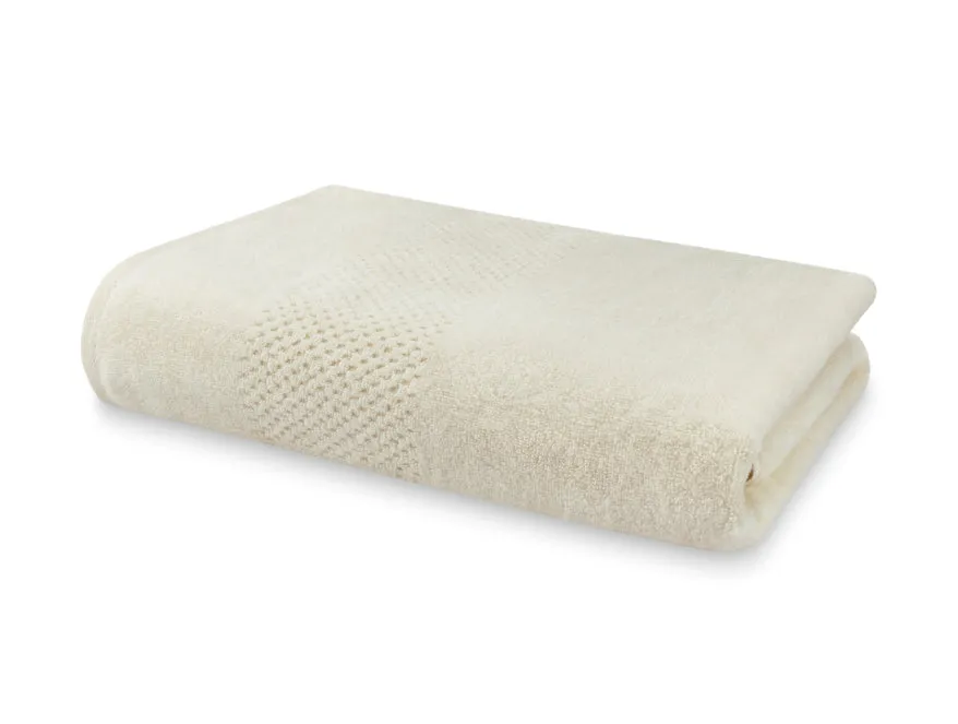 Pearl - Beige 100% Cotton Bath Towel - Swift Dry By Spaces