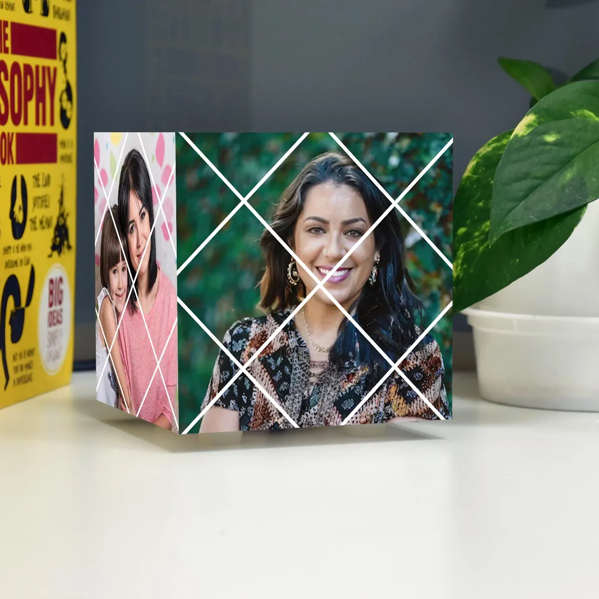 Personalized Photo Puzzle Cube Lamp For Mother's Day