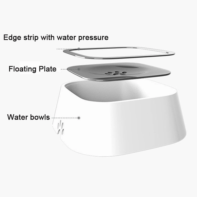 Pet Dog Cat Bowl Floating Bowl Waterer