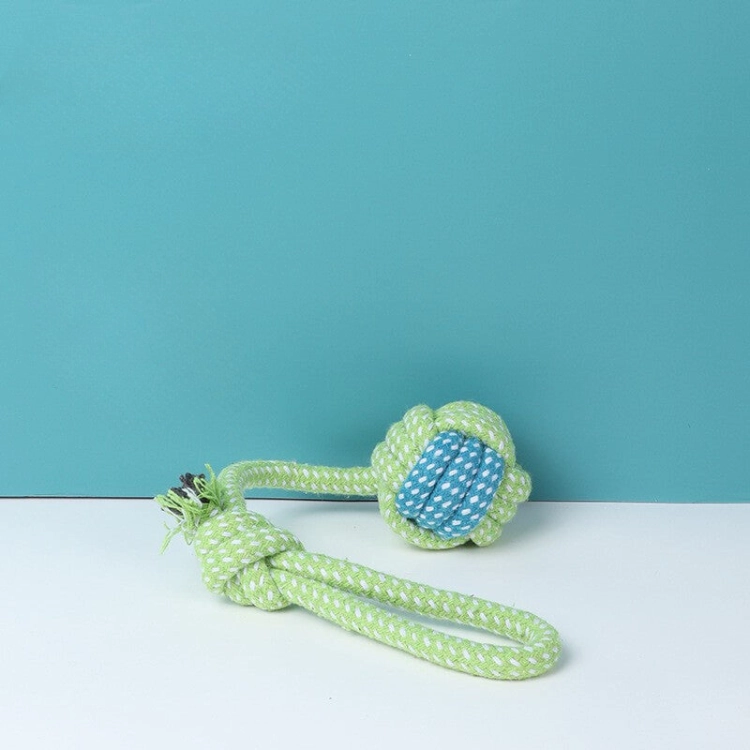Pet Dog Knotted Rope Pull Tug Toy
