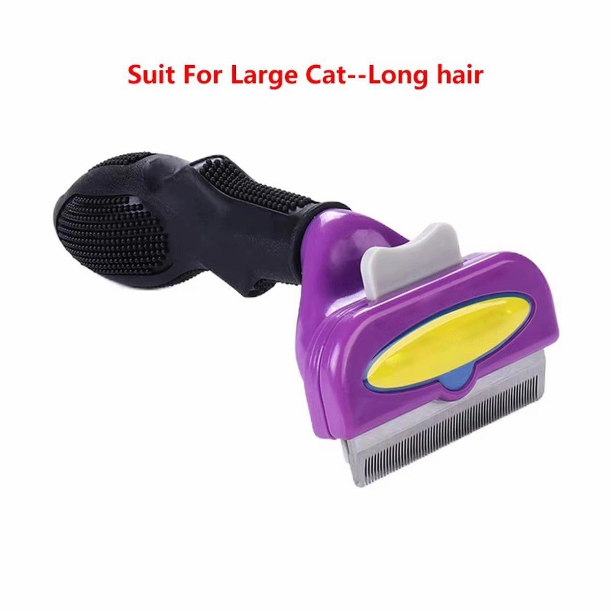 Pet Hair Removal Brush Deshedding Tool for Cats Dogs Grooming Comb Fur Remover