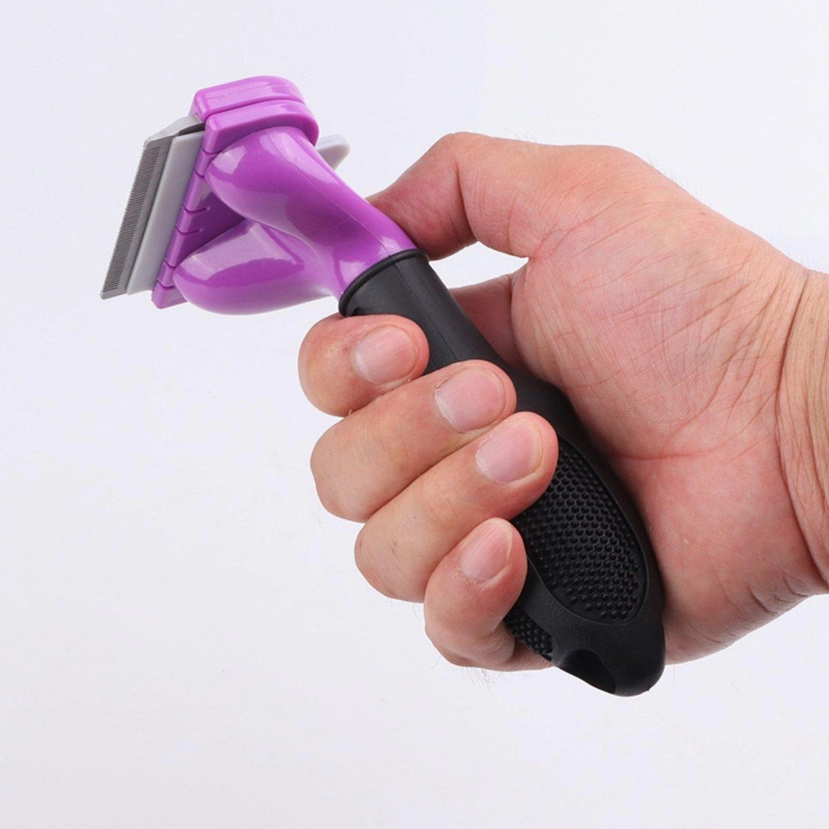 Pet Hair Removal Brush Deshedding Tool for Cats Dogs Grooming Comb Fur Remover