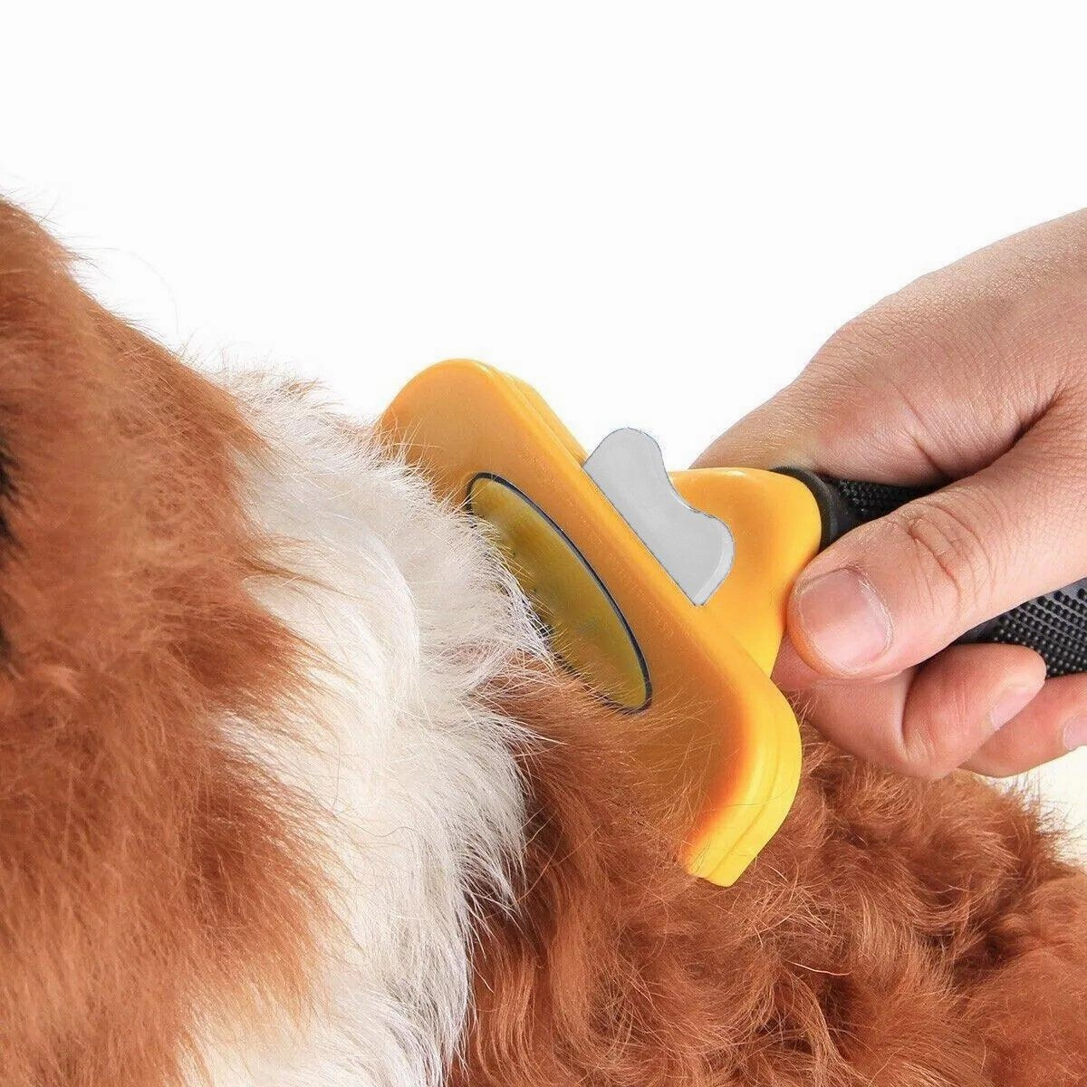 Pet Hair Removal Brush Deshedding Tool for Cats Dogs Grooming Comb Fur Remover