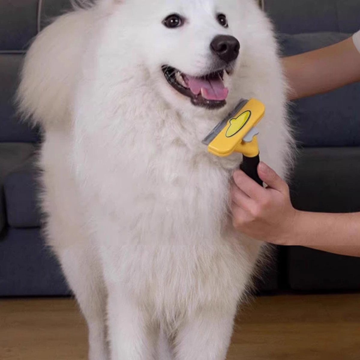 Pet Hair Removal Brush Deshedding Tool for Cats Dogs Grooming Comb Fur Remover