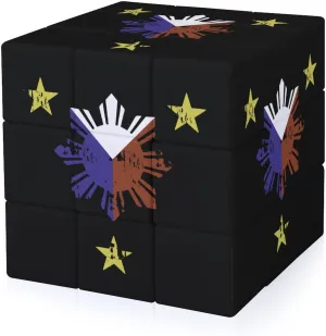 Philippine Flag Star Funny 3x3x3 Cube Smooth Lightweight Puzzle for Adult Graphic Printing Travel