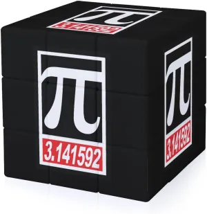 Pi Day Funny 3x3x3 Cube Smooth Lightweight Puzzle for Adult Graphic Printing Travel
