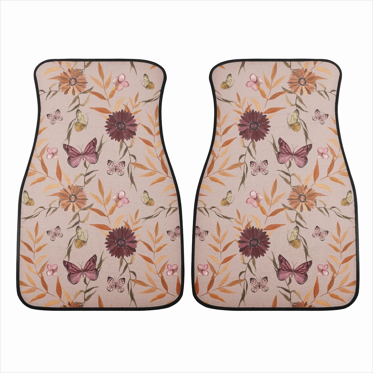 Pink Butterflies Car Floor Mats