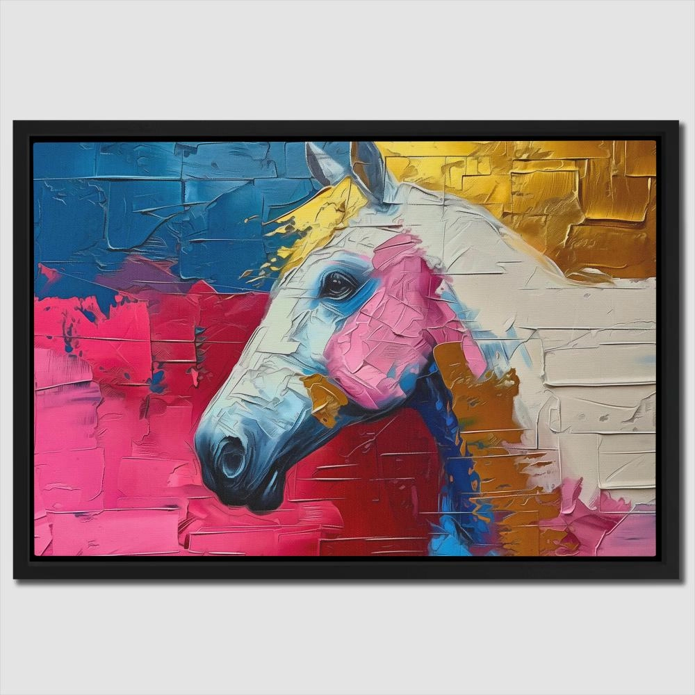 Pink Racing Horse