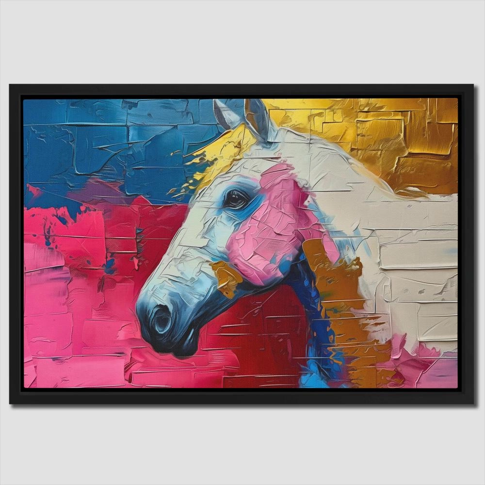 Pink Racing Horse