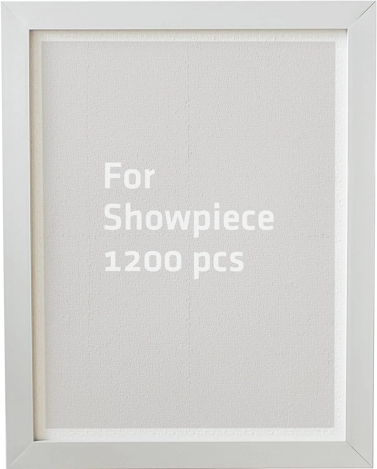 Pintoo Jigsaw Puzzle Frame Tailor-made 1200 Pieces Puzzle ONLY - Cool Gray - Effortless & Toolless Assembly NO Glue Required [W1064]