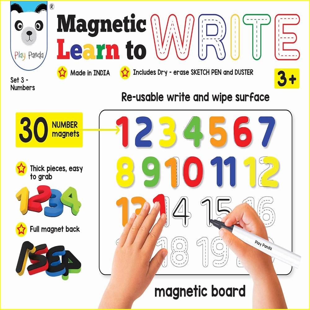 Play Panda Magnetic Learn to Write Numbers