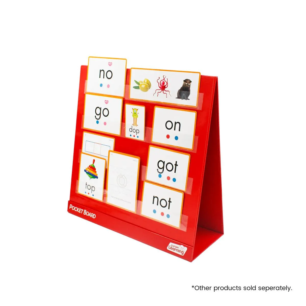 Pocket Board 42x105cm By Junior Learning Early Literacy Phonics 4yrs 