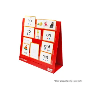 Pocket Board 42x105cm By Junior Learning Early Literacy Phonics 4yrs 