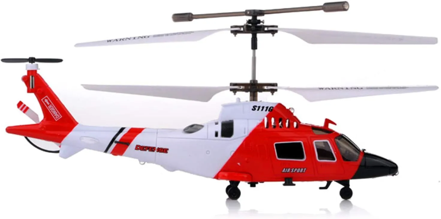 POCO DIVO Coast Guard Rescue Helicopter RC Flight Infrared 3CH Gyro Marine Aircraft Model S111G