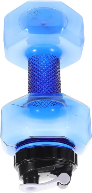 POPETPOP Portable Dumbbell Water Bottle Multi-functional Jug for Gym Workouts Outdoor Sports Fitness Activities Stylish Hydration Strength Training Accessory