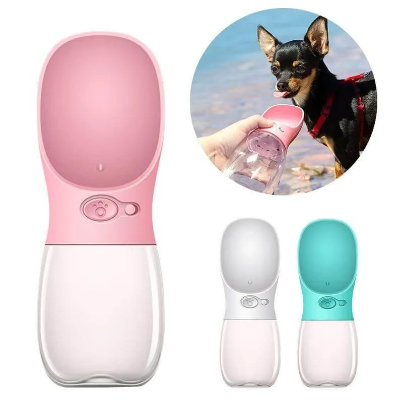 Portable Dog Water Bottle - Travel Pet Dispenser for Pets