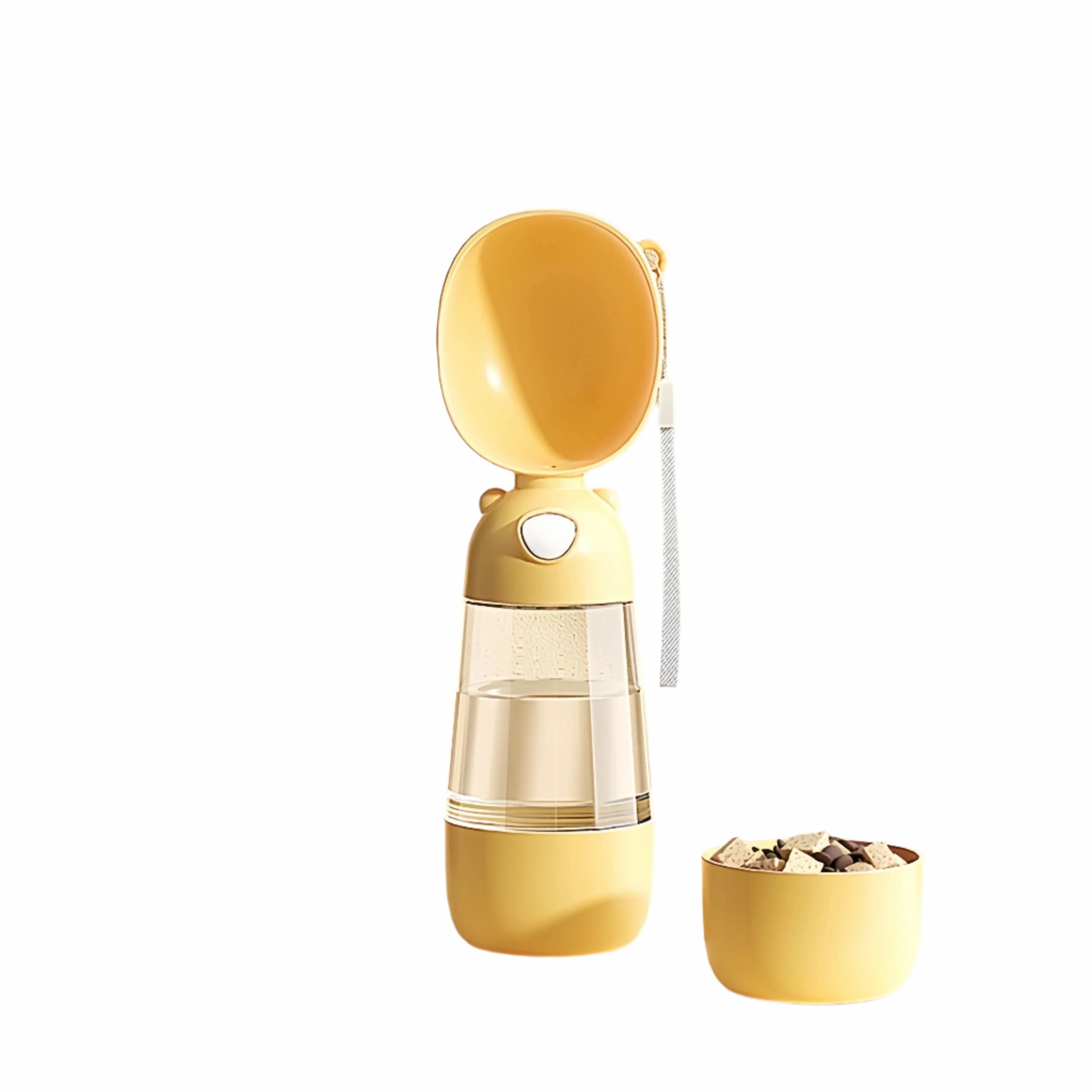 Portable Dog Water Bottle with Food Dispenser