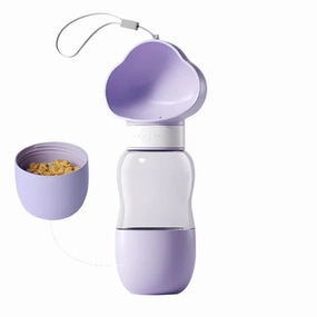 Portable Pet Dog Water Bottle & Feeder Bowl
